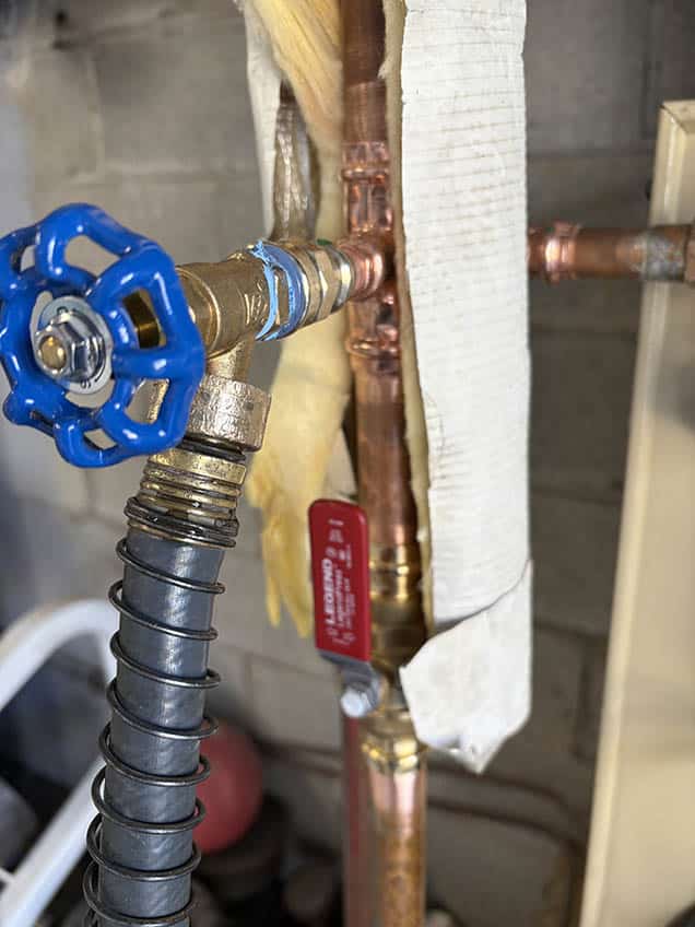 Gas Line Connection Repair