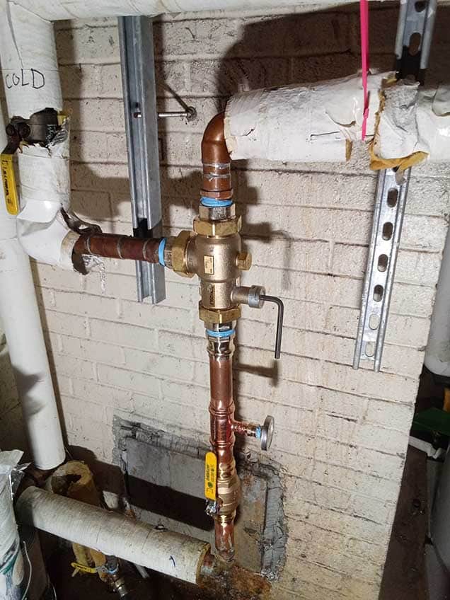 Hot and Cold Water Line