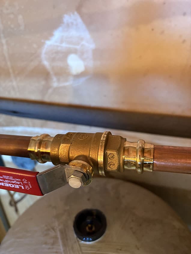 Water Heater Check Valve